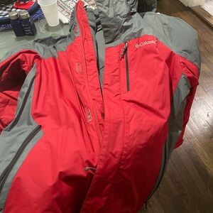 Columbia Red and Gray Jacket